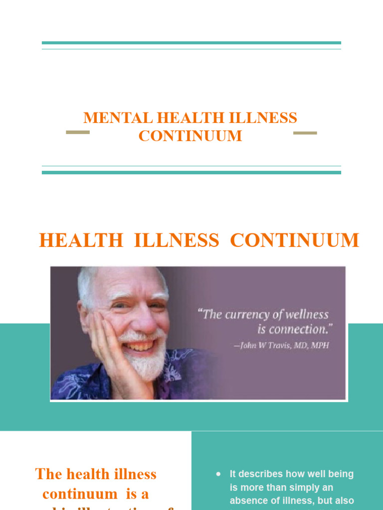 Mental Health Illness Continuum Explained | PDF | Epidemiology ...