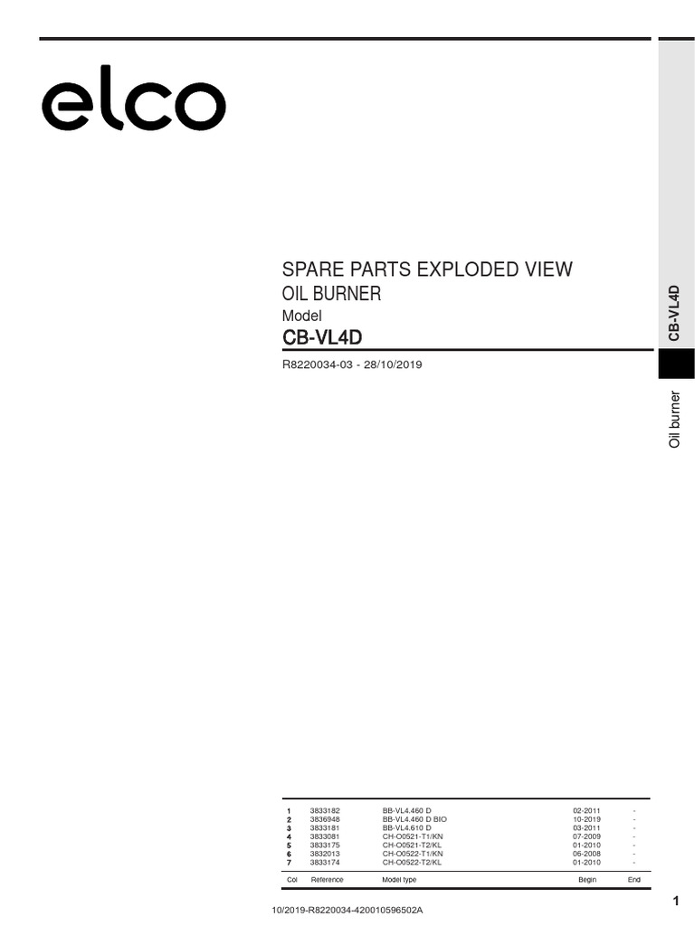 420010596502A Schema Explodata VL4.610D | PDF | Equipment | Industrial ...