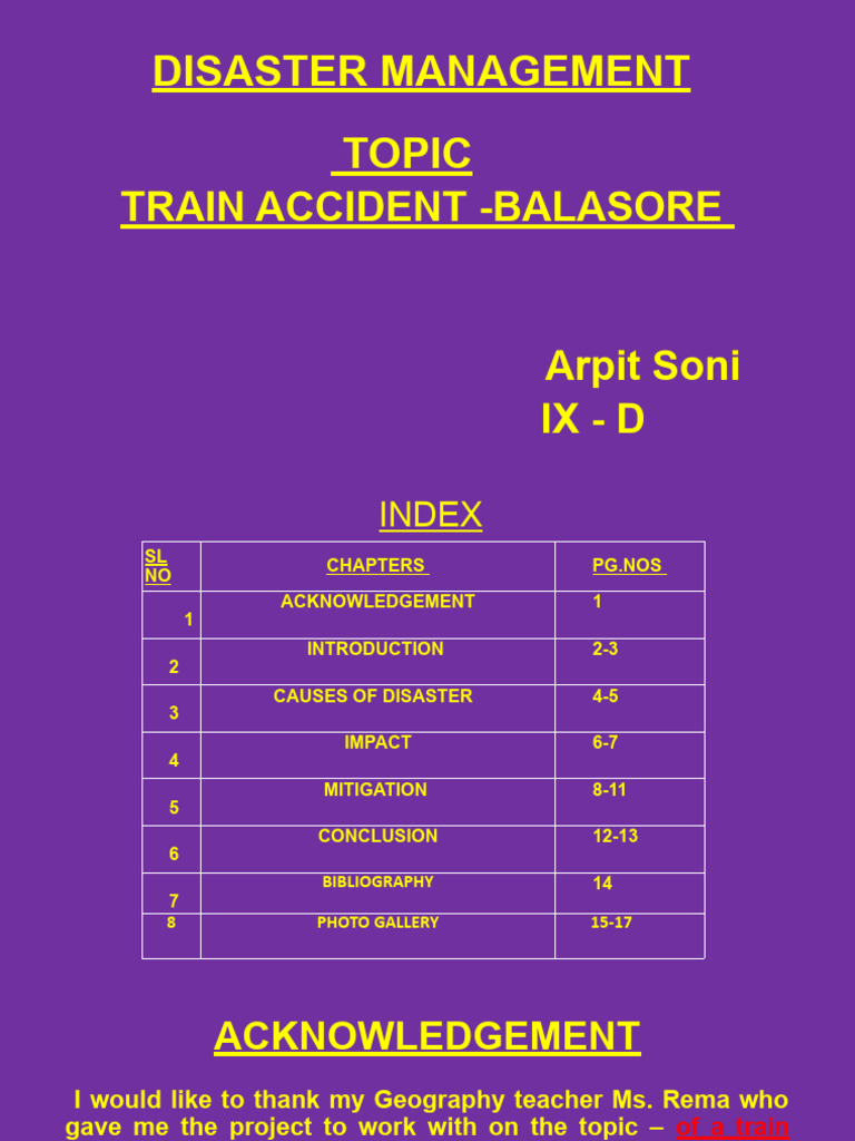 Disaster management final pdf emergency management train