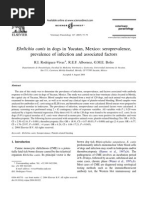 Download Ehrlichia Canis in Dogs in Yucatan Mexico Seroprevalence Prevalence of Infection and Associated Factors_2005_VP by toluca60 SN74090718 doc pdf