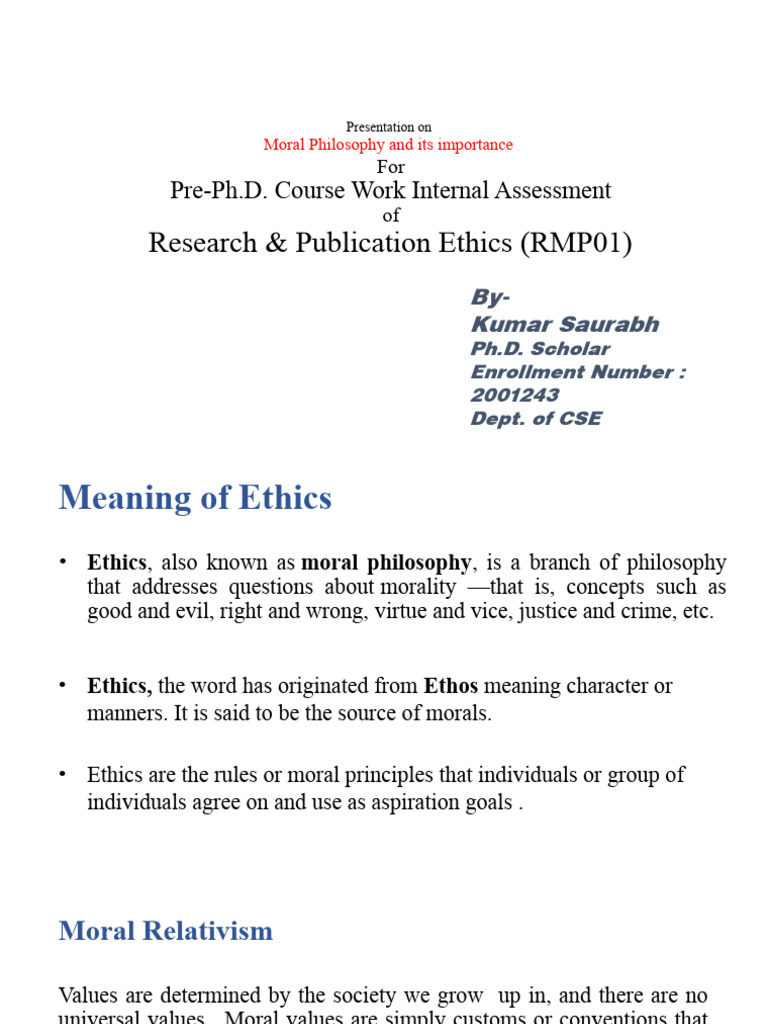 Moral Philosophy And Its Importance Pdf Morality Virtue Ethics