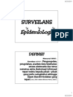 Surveilans Epidemiologi