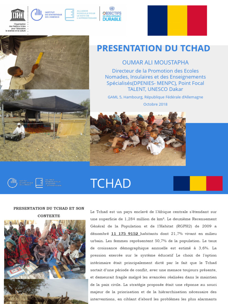 GAML 5 Session2 - Chad | PDF | Tchad | Écoles