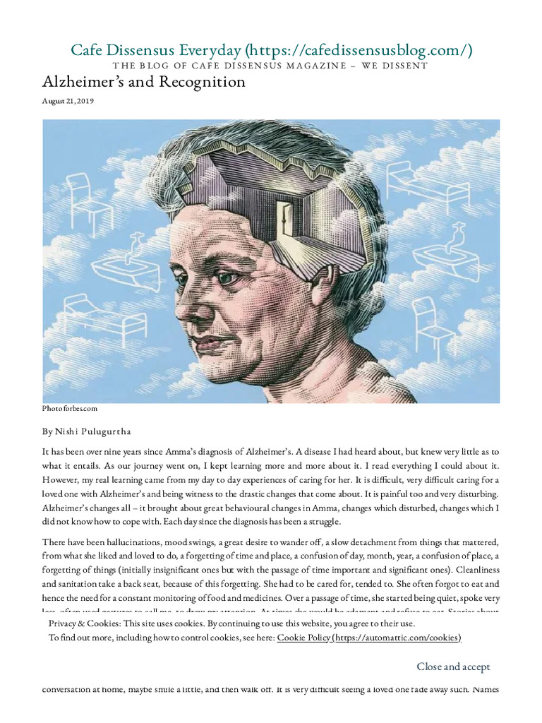 Alzheimer's Journey: Recognition Challenges | PDF | Dementia