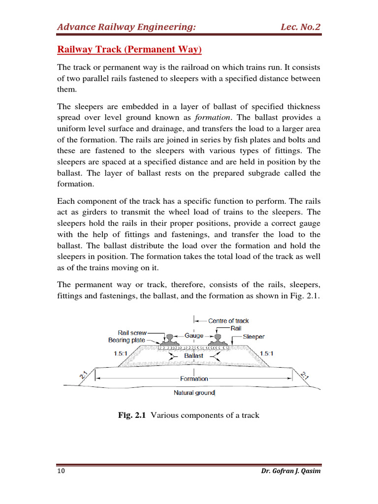 Railway Track Components & Rails | PDF | Steel | Rail Transport