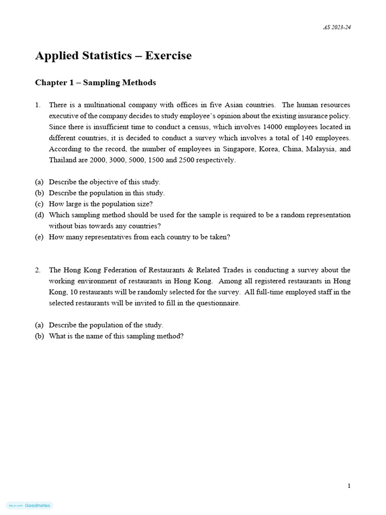 AS Exercise 23-24 | PDF | Business | Finance & Money Management