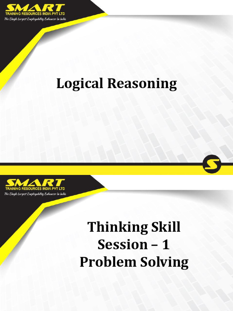 Logical Reasoning Puzzles Guide | PDF | Hand