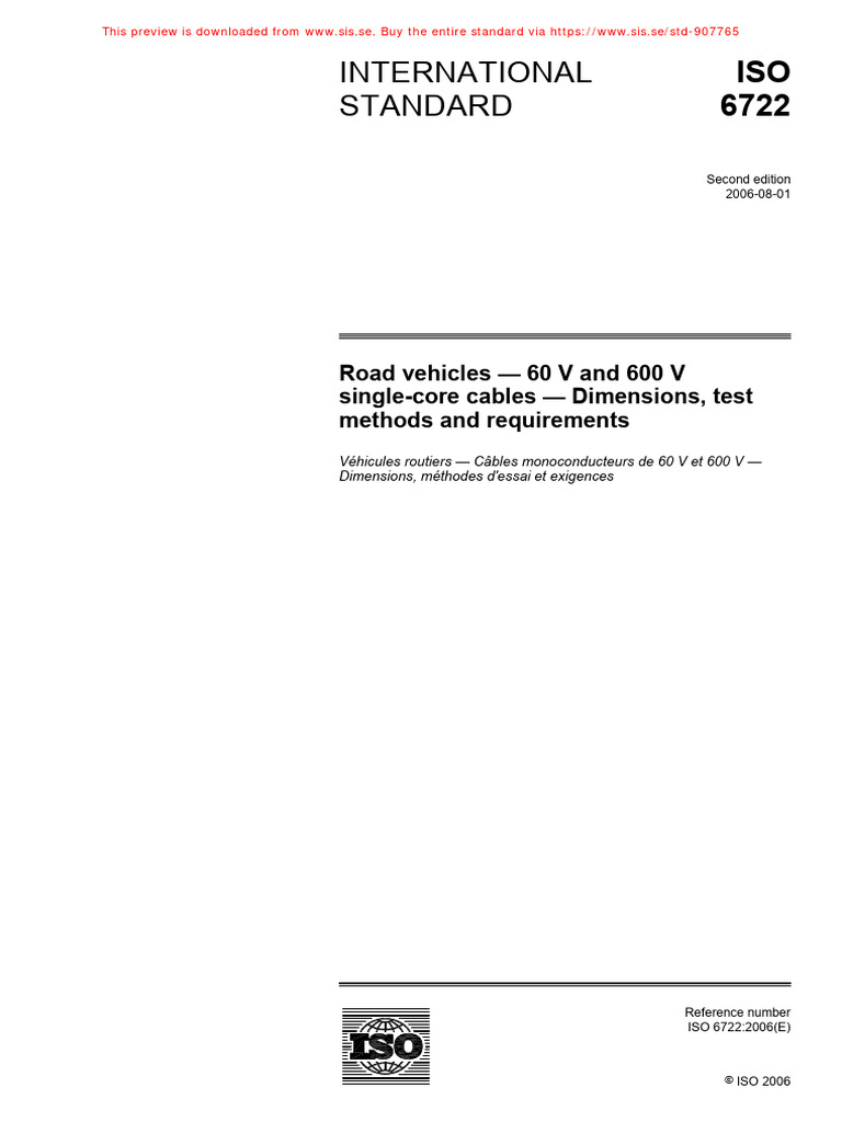 Iso 6722 2006 en pdf pdf international organization for