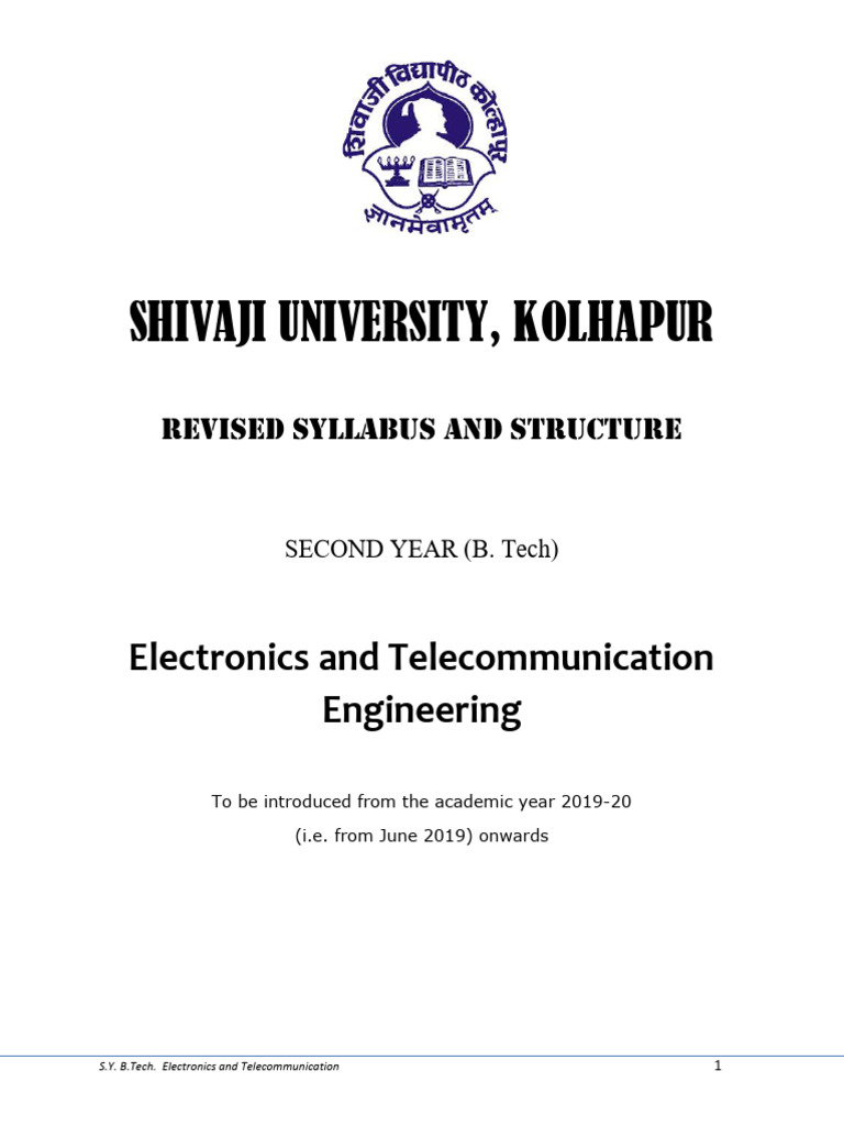 BUET B.Tech Electronics Syllabus 2019-20 | PDF | Frequency Modulation ...