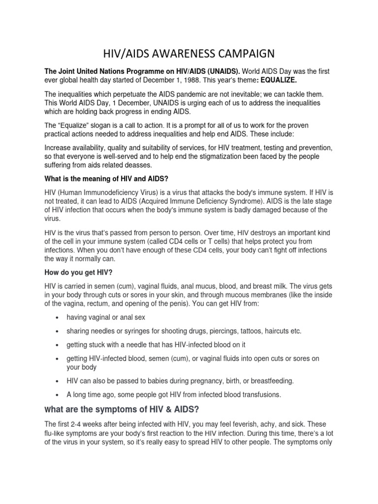 HIV (1) | Download Free PDF | Hiv/Aids | Hiv
