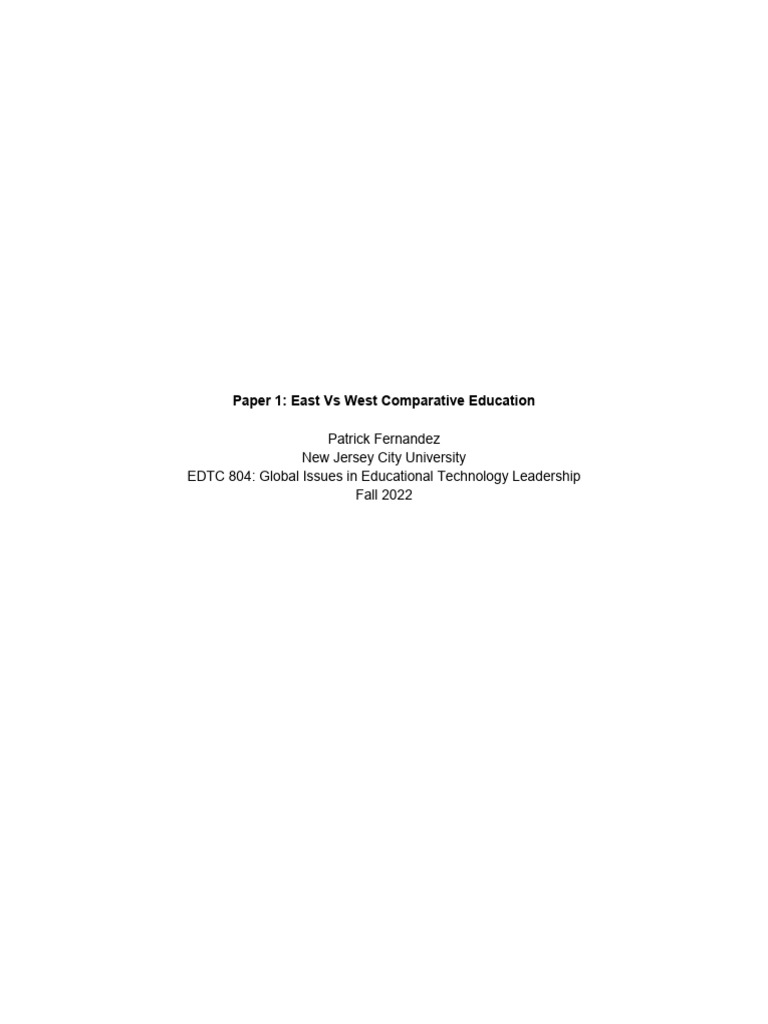 804p1 east vs west Download Free PDF Attitude (Psychology) Data