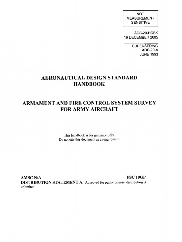 Armament Fire Control Survey Handbook | PDF | Fire Control System ...