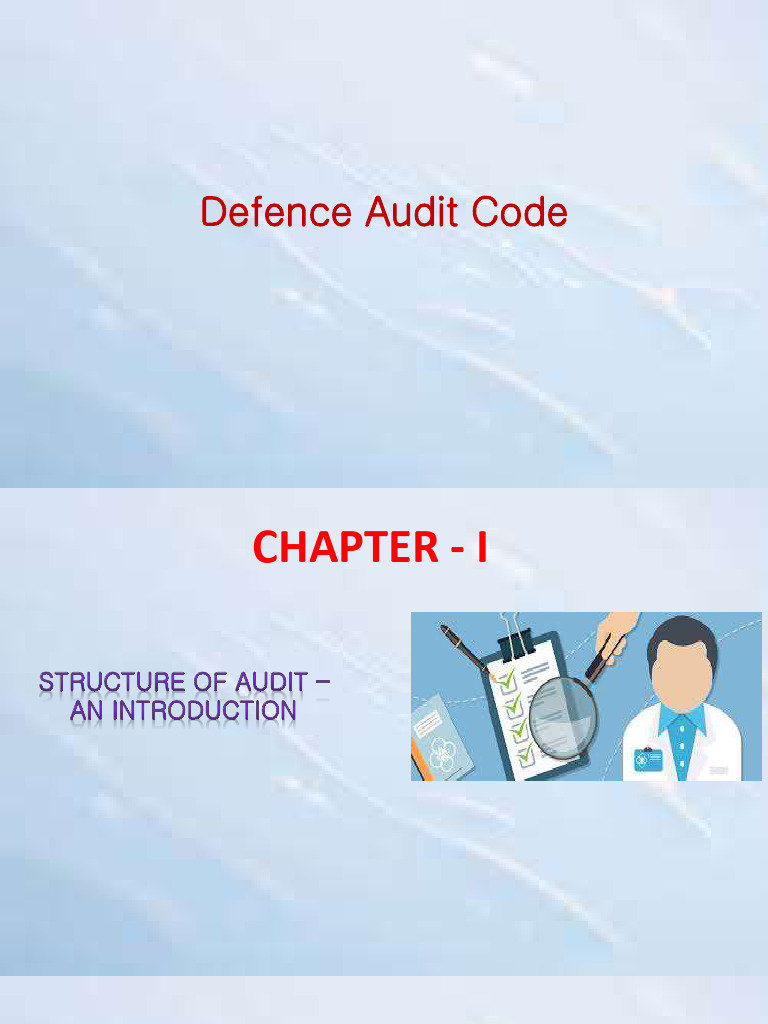 AUDIT CODE Chapter 1 To 5 | PDF | Audit | Expense