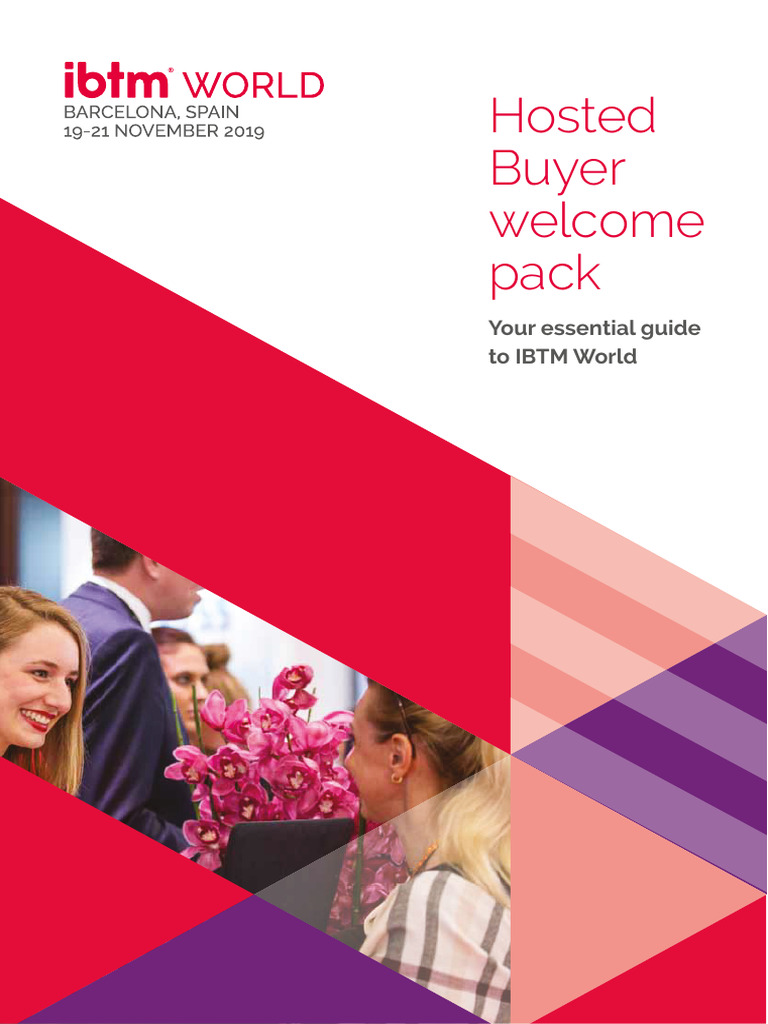 Ibtm Hosted Buyer Welcome Pack - 2019 | PDF | Mobile App | Innovation