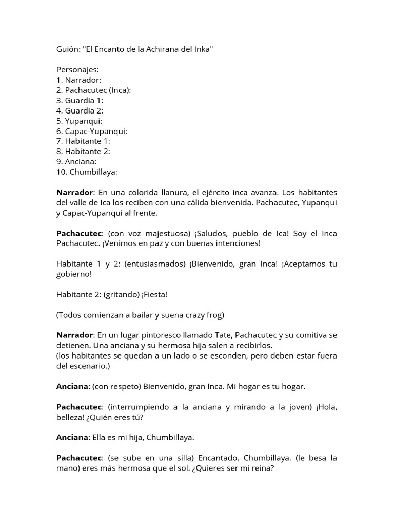 Obra La Achirana Del Inka | PDF