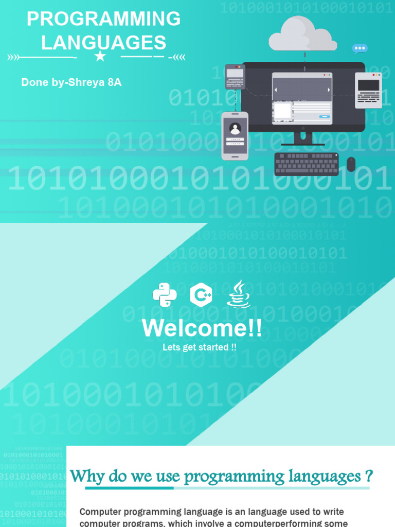 ICT-Programming languages PPT | PDF | Computer Programming | Source Code