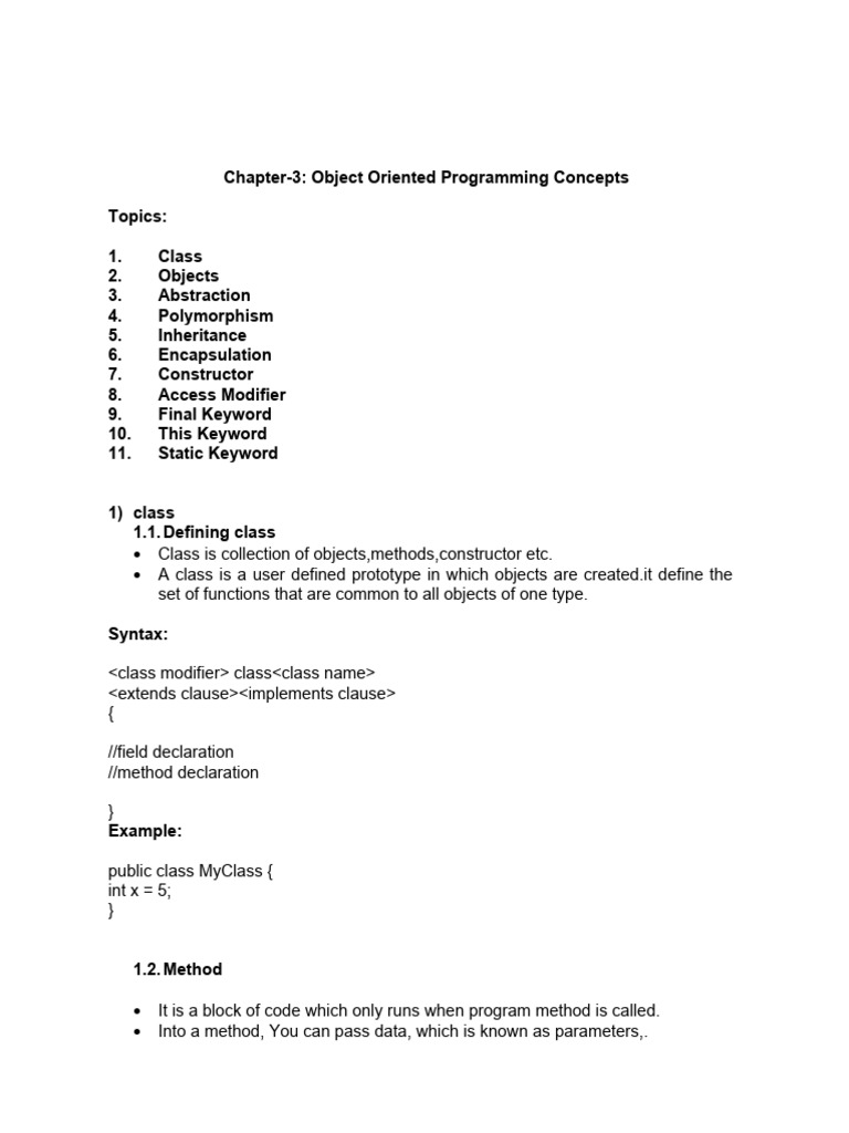 3 Java | PDF | Programming | Constructor (Object Oriented Programming)