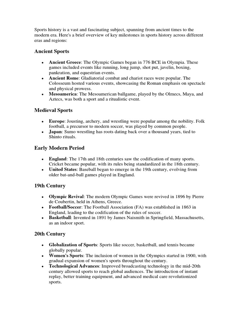 sports history Download Free PDF Sports Association Football
