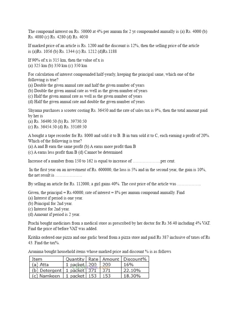 Si Ci PL | PDF | Interest | Prices