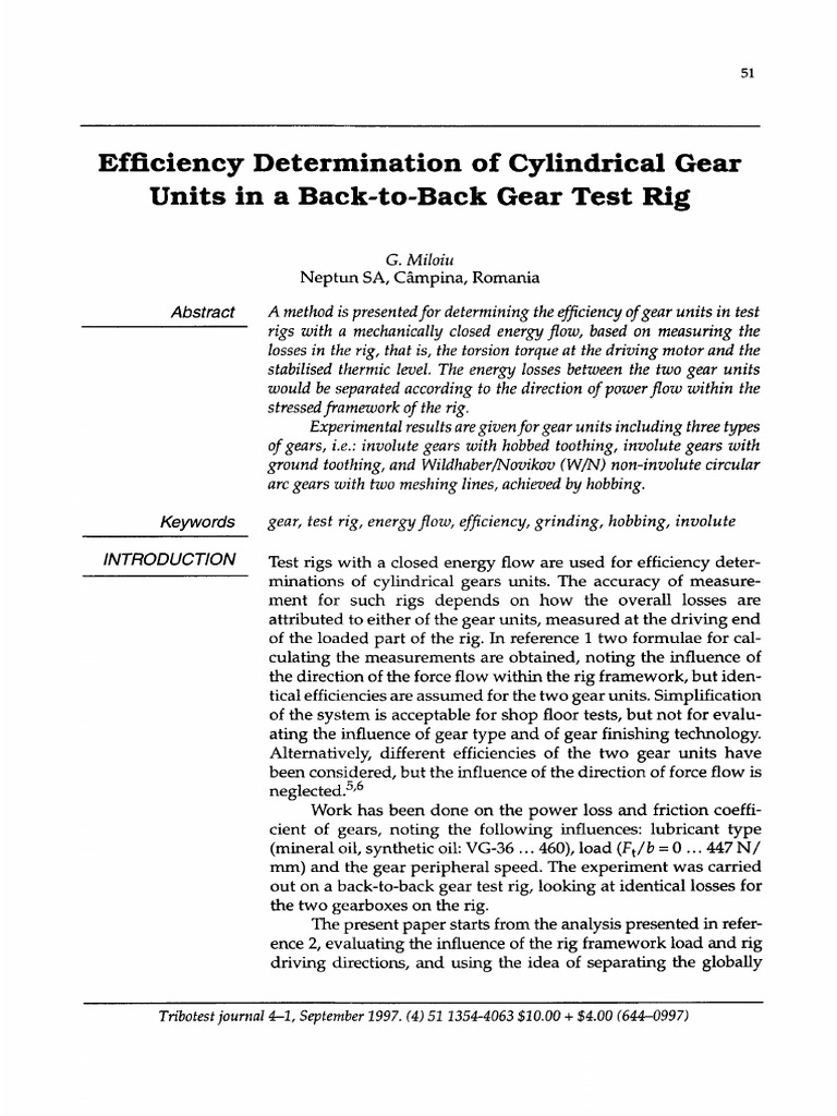 Efficiency of Cylindrical Gear Units | PDF | Gear | Belt (Mechanical)