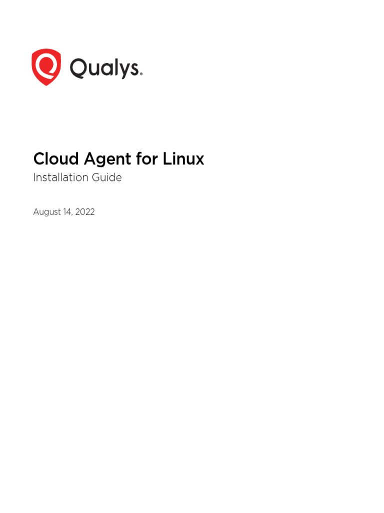 Qualys Cloud Agent Linux Install Guide | PDF | Proxy Server | Cloud ...