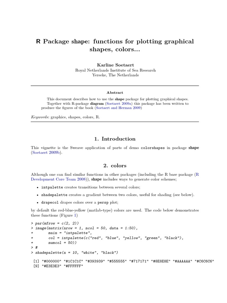 Shape pdf r programming language 