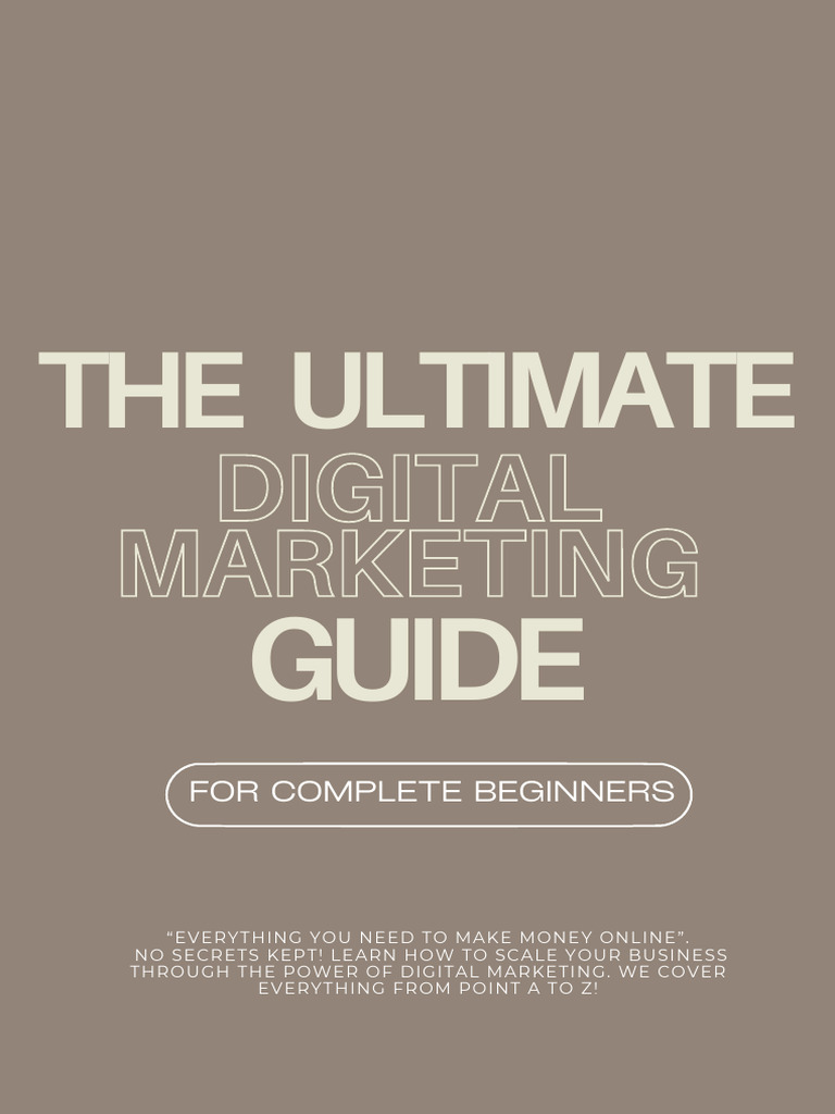 Digital Marketing Guide Free | PDF | Brand | Social Media