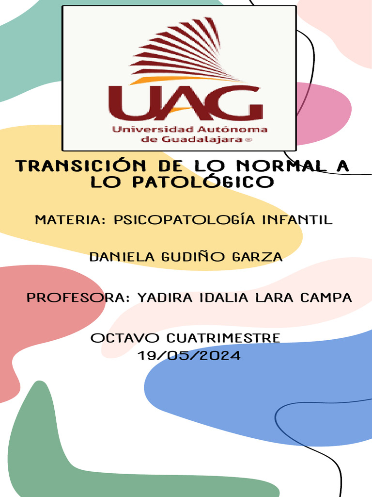 transición de lo normal a lo patológico | Descargar gratis PDF | Manual ...