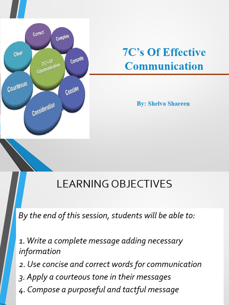 Mastering the 7C's of Communication | PDF | Sentence (Linguistics) | Word
