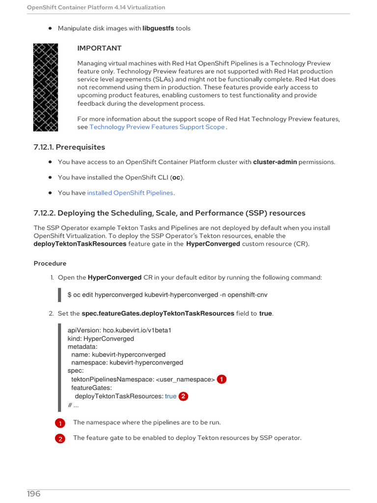 Openshift Container Platform 4.14 Virtualization en Us 200 448 | PDF ...
