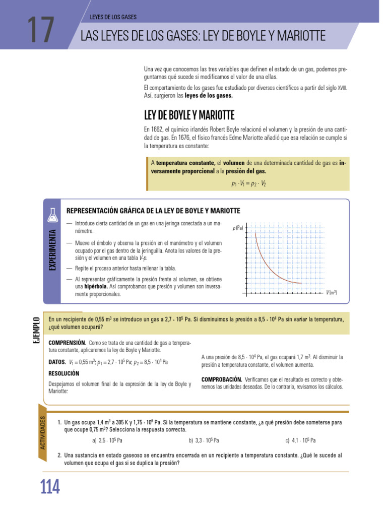 Leyes de los Gases: Boyle, Charles y Gay-Lussac | PDF | Gases | Atmósfera