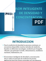 Trasmisor Inteligente de Densidad y Concentracion