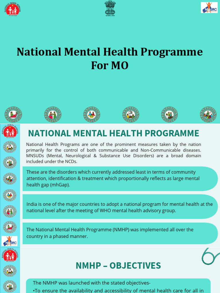 MNS Care For MO - National Mental Health Programme | PDF | Mental ...