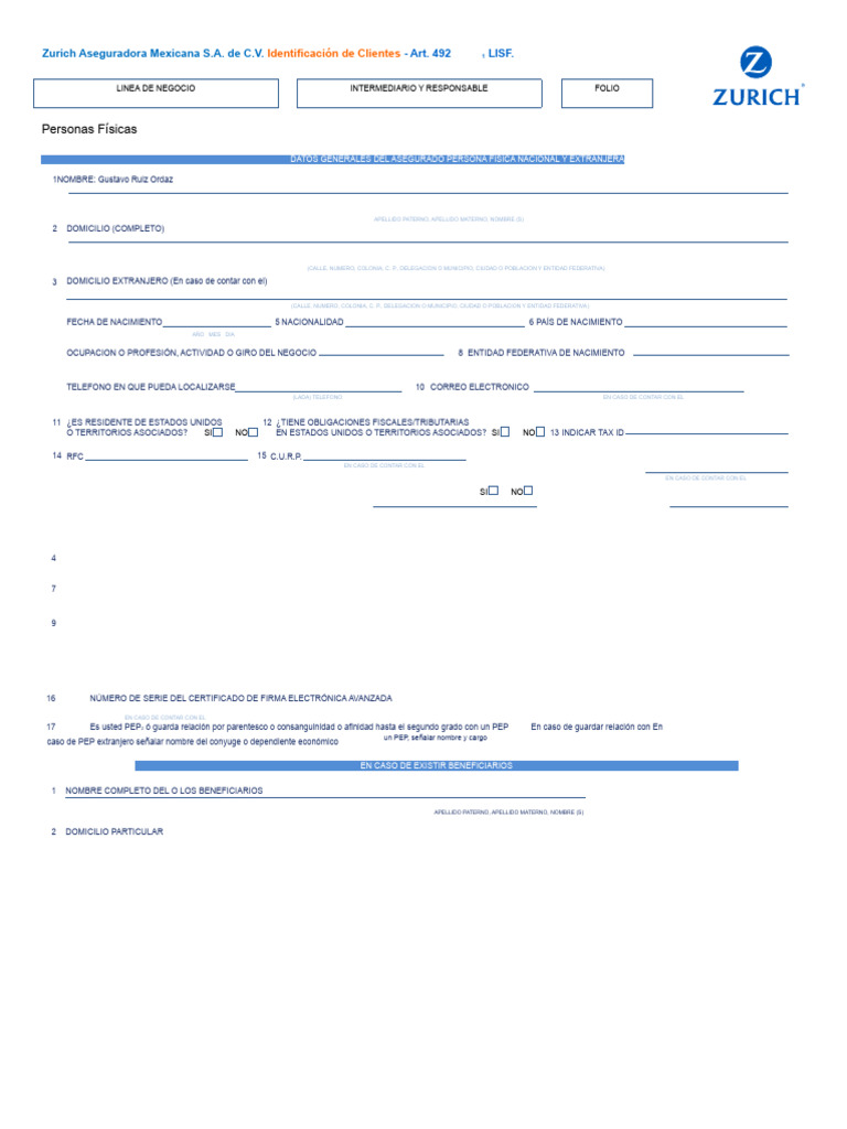 Zurich - Fisica | PDF