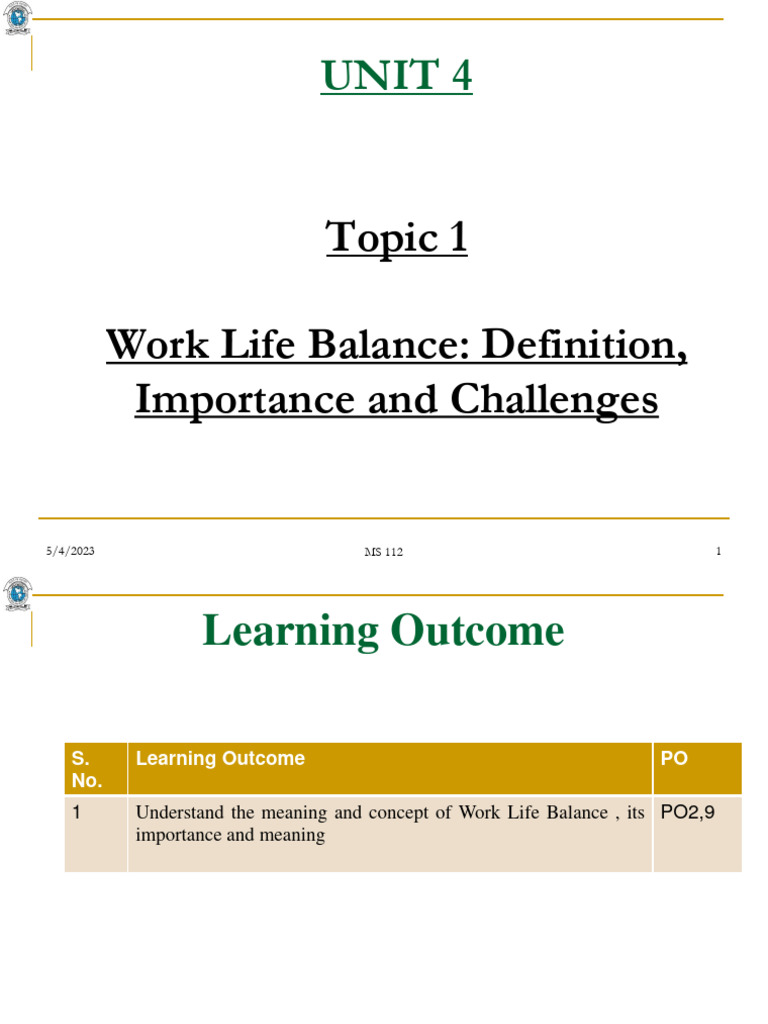 1 - Work Life Balance | PDF | Employment | Turnover (Employment)