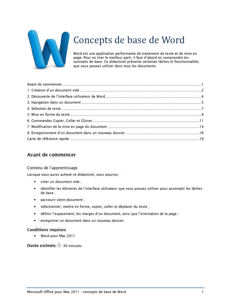 Word Tutorial - Word Basics | PDF | Microsoft Word | Microsoft Office