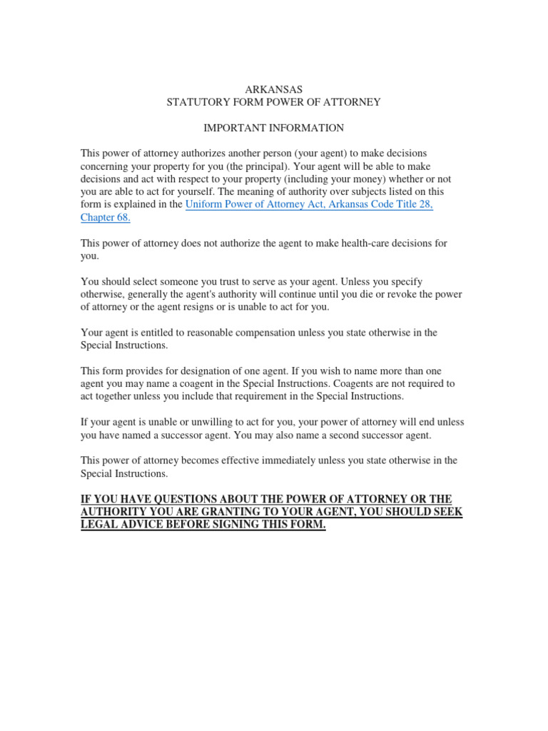 Arkansas_Statuatory_Form_Power_of_Attorney_fillable_pdf_with