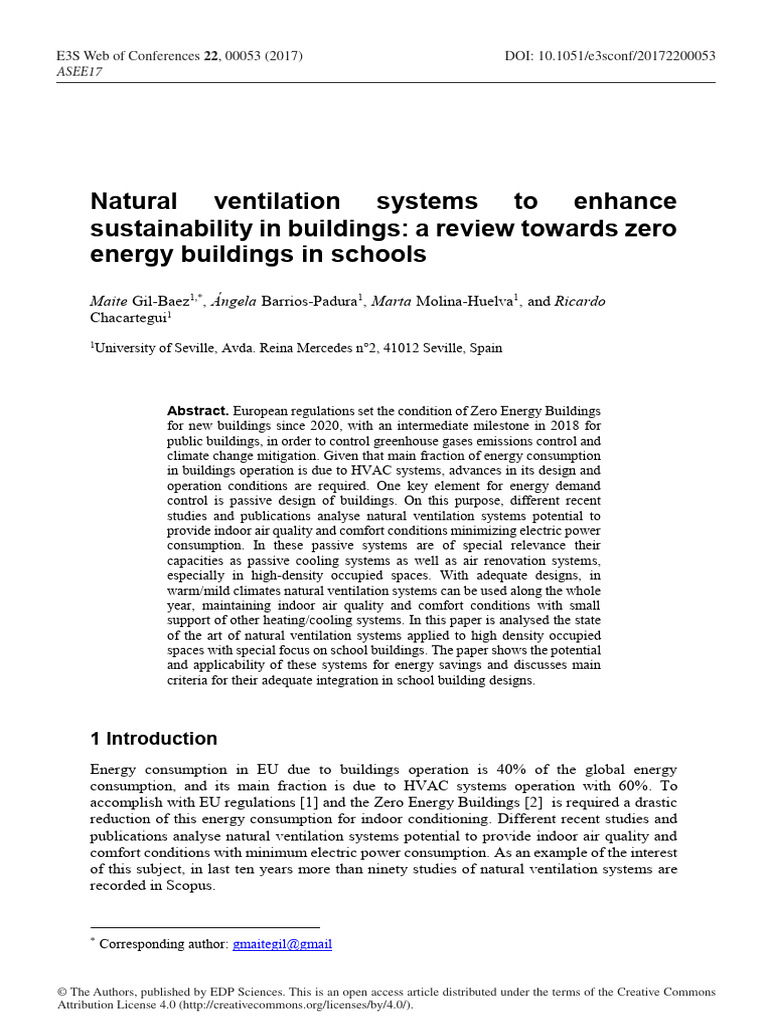 Curated visual reference: Natural Ventilation Systems To Enhance Sustainabil Pdf Photo Inspiration