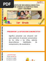 PROPUESTA de Secuencia Didáctica de Alfabetización Inicial - PASITO