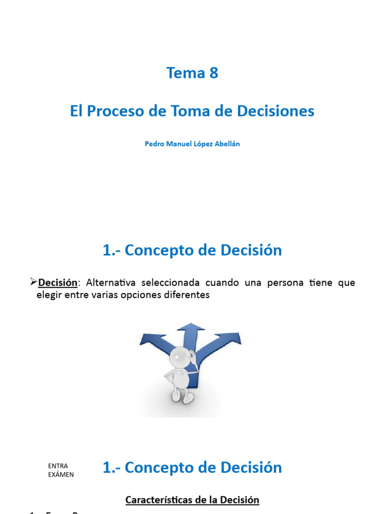 Proceso de Toma de Decisiones Empresariales | PDF | Toma de decisiones ...
