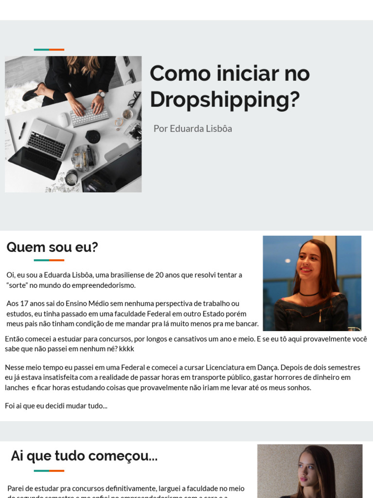 Guia Prático para Iniciar no Dropshipping | PDF | Publicidade | Dinheiro