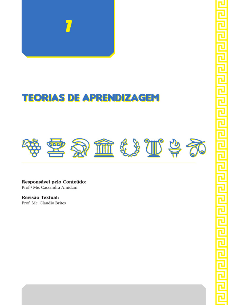 Teorias de Aprendizagem na Educação | PDF | Aprendizado | Behaviorismo