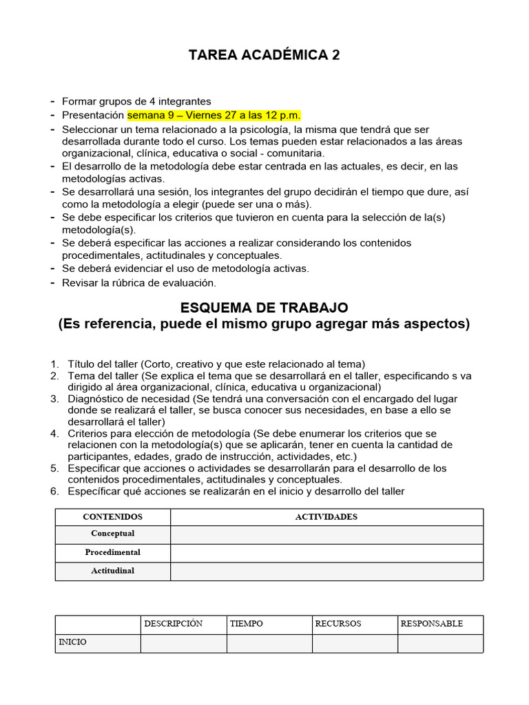 Tarea Academica 2 - Wuycgy | PDF | Crecimiento personal y profesional ...