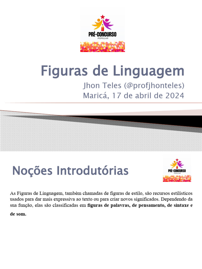 Figuras de Linguagem e Estilo | PDF | Metáfora