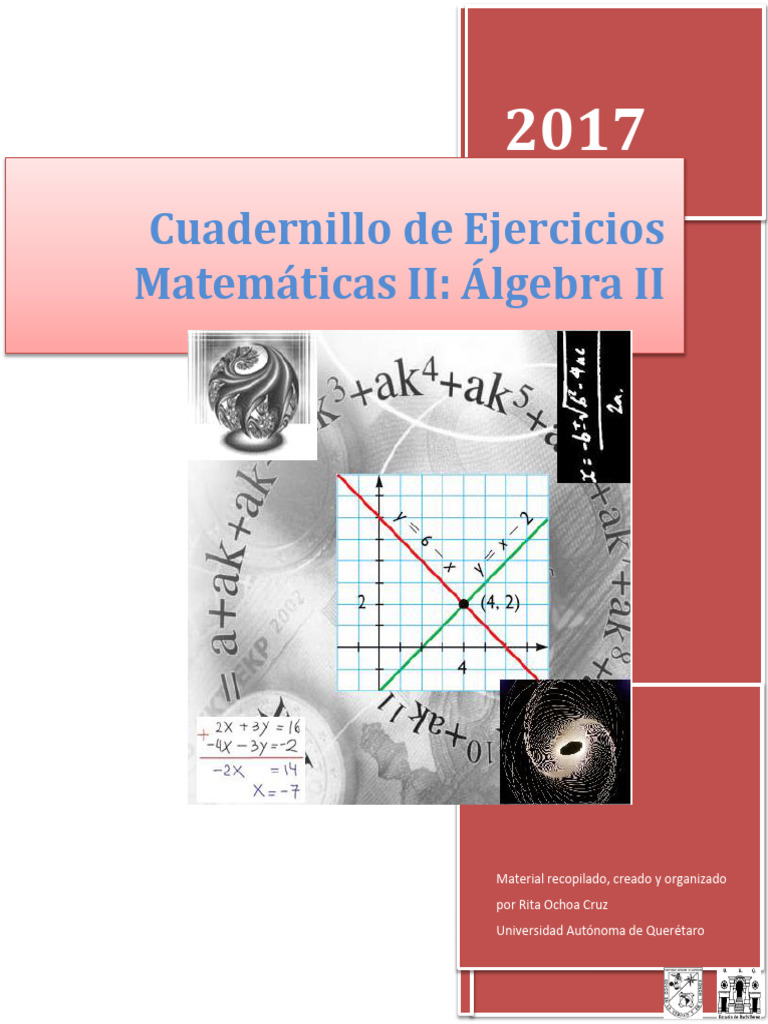 Cuadernillo de Ejercicios de Álgebra II | PDF | Ecuaciones | Álgebra