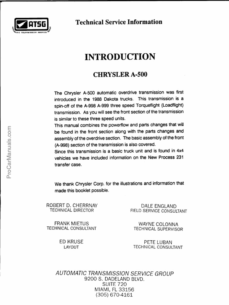 chryslera500transmissionrepairmanualatsgautomatictransmission