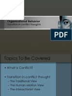 OB - Transition in Conflict Thought