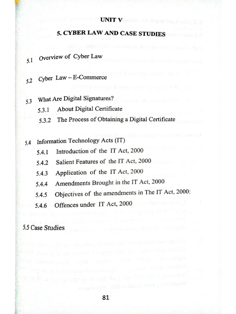 Digital Security - Unit 5 | PDF