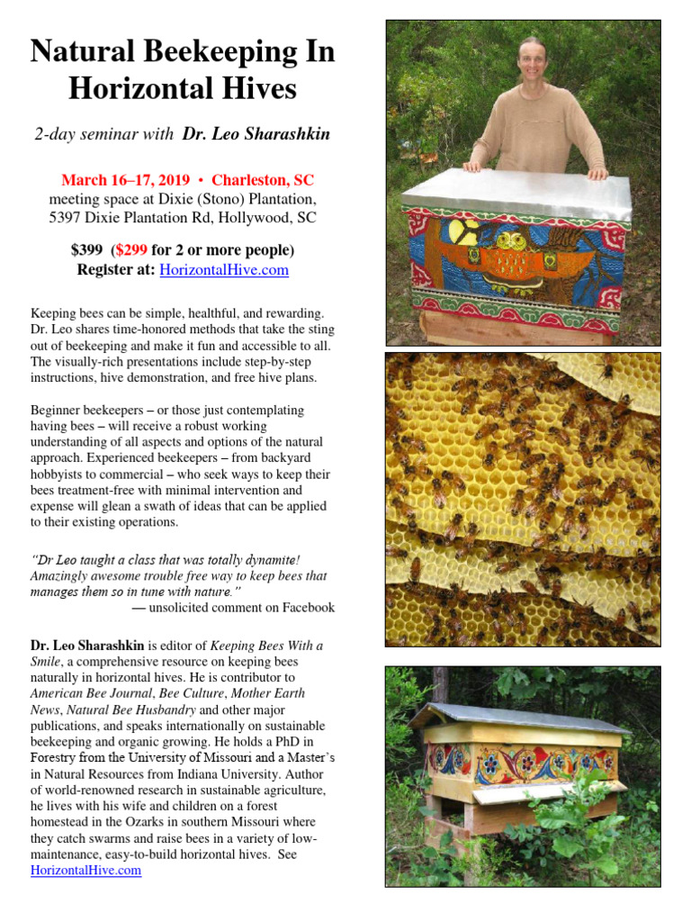 Dr leo natural beekeeping horizontal hives download free pdf