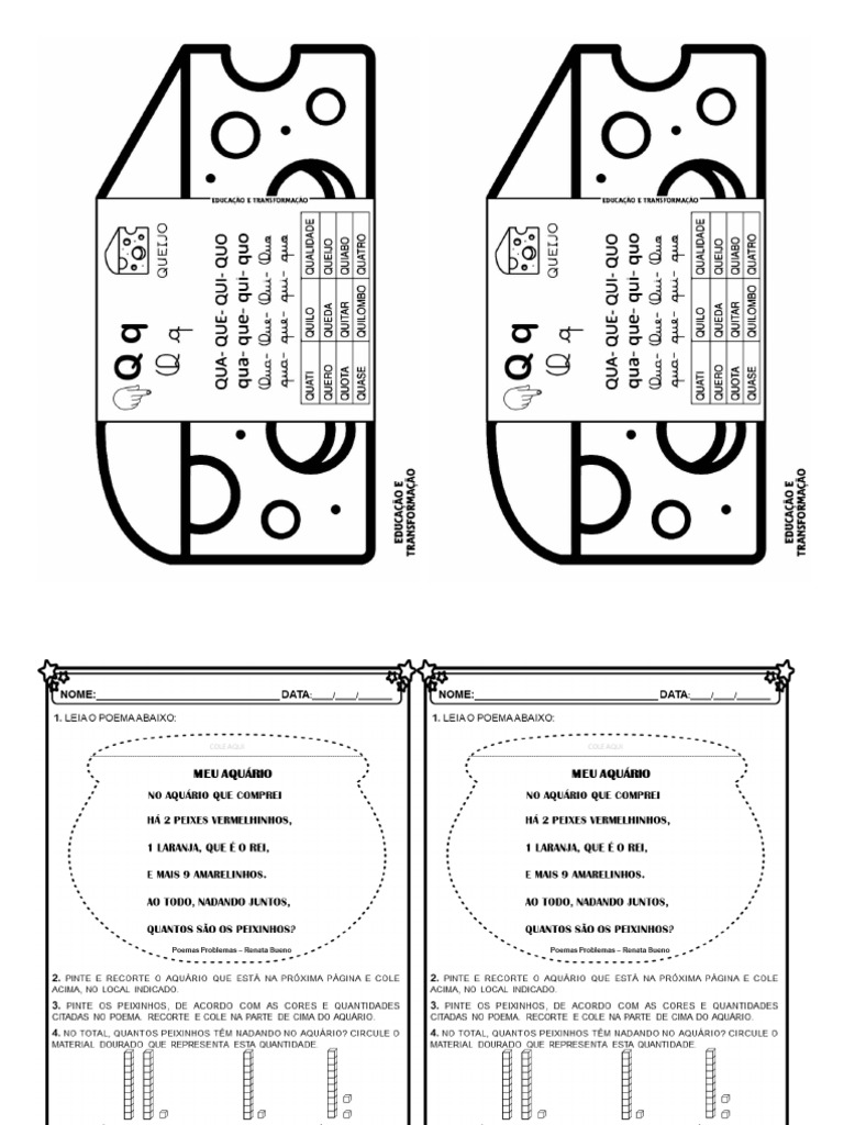 Atividade Interativa Letra Q | PDF